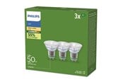 Lyskilder - Philips LED pære Ultra Efficient 2,1W/827 (50W) 36° 3-pak GU10 - 929003634693