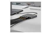 Dockingstation - StarTech.com Startech - docking station - USB-C / Displayport - 4 x DP - TAA Compliant - QUAD-USB-DP-ADAPT