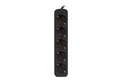Strømkabel (ekstern) - Lanberg - power strip - 2500 watt - PS0-05F-0300-BK
