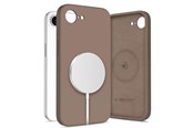Mobil - Covers & Cases - Tech-Protect Silicone MagSafe Case for iPhone 16e / 17e - Brown - 5906302392780