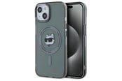 Mobil - Covers & Cases - Karl Lagerfeld KLHMP15SHLSCHK iPhone 15 6.1" black/black hardcase IML Metal Choupette Head MagSafe - 3666339284602