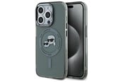 Mobil - Covers & Cases - Karl Lagerfeld KLHMP15XHLSKCK iPhone 15 Pro Max 6.7" black/black hardcase IML Metal Karl&Choupette Head MagSafe - 3666339284770