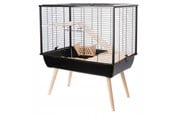 Kanin & gnaver - Zolux Cage Neo Muki Large Rodents H58 black - 3336022056211