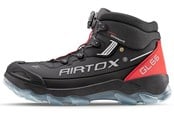 Sikkerhedsudstyr - AIRTOX GL66 sikkerhedsstøvle, letvægt, Whitelayer sømværn, PRO smart lacing, sort/rød - Str. 40 - GL66_40