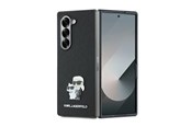 Mobil - Covers & Cases - Karl Lagerfeld Saffiano Metal Pin Case for Samsung Galaxy Z Fold 6 - Black - 3666339322571