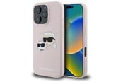 Mobil - Covers & Cases - Karl Lagerfeld Silicone Nauble Heads Print MagSafe Case for iPhone 16 Pro Max - Pink - 3666339319595