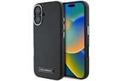 Mobil - Covers & Cases - Karl Lagerfeld FW Metal Plate MagSafe iPhone 16 Plus Case - Black - 3666339318895