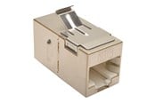 Netværkskabel - Tripp Lite Eaton Series Cat6 Straight Through Modular Shielded In-line Snap-in Coupler (RJ45 F/F) TAA - Sølv - N235-001-SH-6A