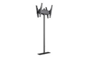 Vægbeslag, AV-Beslag & AV-Møbler - Multibrackets M Pro Series stand - for 2 LED displays - single pole - black - Maks 80 kg - Maks størrelse 65" - 7340234813636