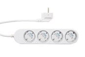 Smart Home - Shelly Power Strip Gen4 White - WiFi & Zigbee smart stikdåse - Shelly_PS4_Gen4_w