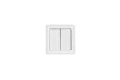 Smart Home - Shelly BLU Wall Switch 4 ZB DK White - Batteritryk til dansk afbrydersystem - Shelly_B_WS_4_ZB_DK