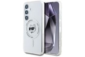 Mobil - Covers & Cases - Karl Lagerfeld Button Choupette Head Printed Logo MagSafe Samsung Galaxy S25 Plus white - 3666339449902