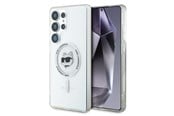 Mobil - Covers & Cases - Karl Lagerfeld Button Choupette Head Printed Logo MagSafe Samsung Galaxy S25 Ultra white - 3666339449919