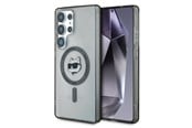 Mobil - Covers & Cases - Karl Lagerfeld Button Choupette Head Printed Logo MagSafe Samsung Galaxy S25 Ultra case black - 3666339449940