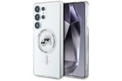 Mobil - Covers & Cases - Karl Lagerfeld Button Karl & Choupette Heads Printed Logo MagSafe Samsung Galaxy S25 Ultra white - 3666339450007