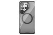 Mobil - Covers & Cases - Nillkin  Iceblade Prop Magnetic Case with Camera Cover and Stand MagSafe Compatible for Samsung Galaxy S26 Ultra - Clear Black - 6902048307070