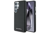 Mobil - Covers & Cases - Karl Lagerfeld Saffiano Full Wrapped Elongated Metal Logo MagSafe Case for Samsung Galaxy S25 Ultra - Black - 3666339450250