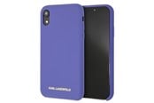 Mobil - Covers & Cases - Karl Lagerfeld Silicone iPhone Xr Case - Purple - 3700740435557