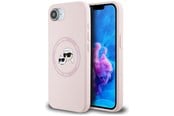 Mobil - Covers & Cases - Karl Lagerfeld Silicone Karl&Choupette Heads MagSafe iPhone 16e Case - Pink - 3666339453695