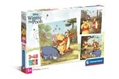Puslespil - Clementoni Puzzle Square - Disney Winnie the Pooh 3x48 pieces Floor - 25063