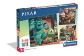 Puslespil - Clementoni Puzzle Square - Disney Pixar 3x48 pieces Floor - 25065