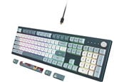 Tastatur - Montech MKey TKL Freedom - Gateron G Pro 2.0 Brown - Nordisk - MK87FB-Nor
