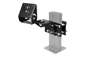 Vægbeslag, AV-Beslag & AV-Møbler - Gamber-Johnson LLC Gamber-Johnson Dual Clam Shell with Arm and Large Plate mounting kit - black powder coat - Maks - Maks størrelse - 7160-0421