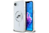 Mobil - Covers & Cases - Karl Lagerfeld IML Metal Karl & Choupette Heads MagSafe iPhone 16e Case - White - 3666339453701