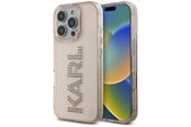 Mobil - Covers & Cases - Karl Lagerfeld IML Rhinestones Logo iPhone 16 Pro Case - Pink - 3666339356842