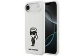 Mobil - Covers & Cases - Karl Lagerfeld Silicone Karl Sketch & Logo MagSafe Case for iPhone 17 Air - White - 3666339498580