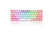 Tastatur - REDRAGON K616-RGB Fizz Pro Pink - US layout - US International - Pink - K616-RGB-Pink