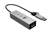 USB hub - I-Tec - hub - 3 ports USB hub - 3 ports - Grå - CAMETALG325HUB