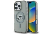 Mobil - Covers & Cases - Karl Lagerfeld IML Metal Karl&Choupette Head MagSafe Case for iPhone 16 Pro Max - Black - 3666339318277