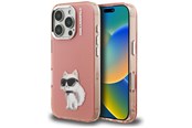 Mobil - Covers & Cases - Karl Lagerfeld IML Aquarelle Choupette & Logo iPhone 16 Pro Case - Pink - 3666339464585