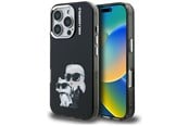 Mobil - Covers & Cases - Karl Lagerfeld IML Aquarelle Karl & Choupette & Logo iPhone 16 Pro Case Black - 3666339464769