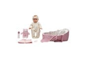 Dukke, bamse og udstyr - Happy Friend Clara Doll 35cm with bassinet set - 504248