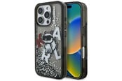Mobil - Covers & Cases - Karl Lagerfeld Liquid Glitter Choupette Logo Case for iPhone 16 Pro Max - Black - 3666339464059