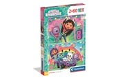 Puslespil - Clementoni Puzzle Gabby's Dollhouse 2x60 pieces (2025) Floor - 24819