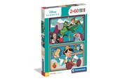 Puslespil - Clementoni Puzzle WD Classic 2x60 pieces 2D Puzzels - 24823