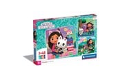 Puslespil - Clementoni Puzzle Gabby's Dollhouse 3x48 pieces Floor - 25295