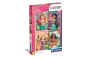 Puslespil - Clementoni Puzzle Disney Princess 2x20 pieces Floor - 24092