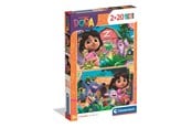 Puslespil - Clementoni Puzzle Dora The Explorer 2025 2x20 pieces Floor - 24827