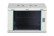 Rack skabe - DIGITUS DN-37100 - 7U Wall-Mounted Cabinet | 600x450mm | Glass Door | Unmounted - DN-37100