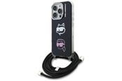 Mobil - Covers & Cases - Karl Lagerfeld IML Crossbody Karl&Choupette Head Case for iPhone 16 Pro Max - Black - 3666339461898