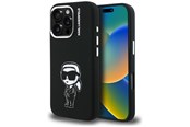 Mobil - Covers & Cases - Karl Lagerfeld Silicone Karl Sketch MagSafe Case for iPhone 16 Pro - Black - 3666339462604