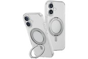 Mobil - Covers & Cases - UNIQ Swivix 360 Rotating Kickstand Case for iPhone 16 - Transparent - 8886463691984