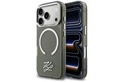 Mobil - Covers & Cases - Karl Lagerfeld IML KL Script Logo MagSafe Case for iPhone 17 Pro Max - Black - 3666339601102