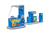 Legetøjsbil - Bruder Tilbehør: Tankstation ladestation og bilvask - BR62113