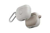 Mobil - Covers & Cases - UNIQ Clyde Lock Case for AirPods 4 - Beige - 8886463693223