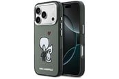 Mobil - Covers & Cases - Karl Lagerfeld Karl & Choupette Back MagSafe Case for iPhone 17 Pro - Black - 3666339607494